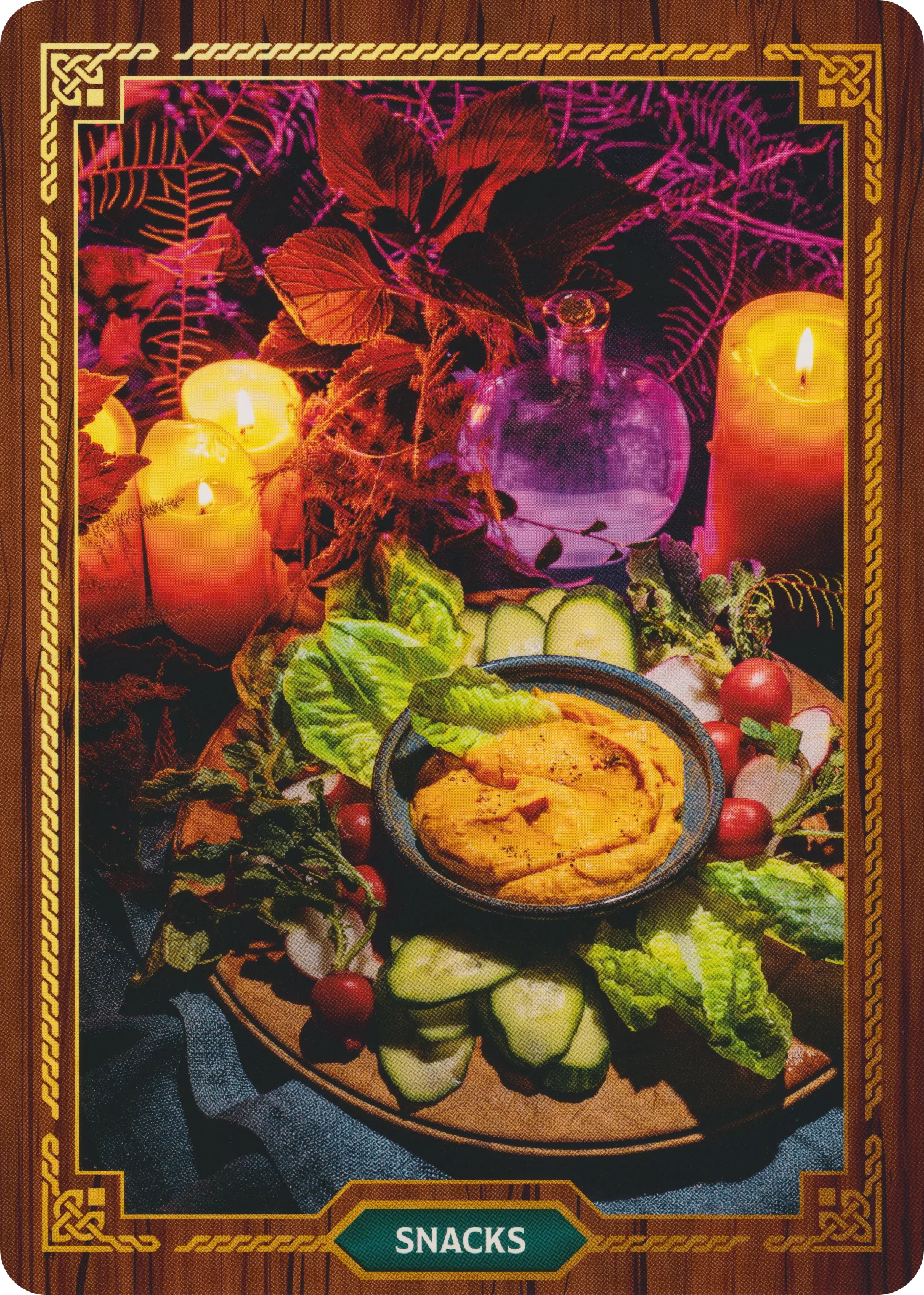 Underdark Lotus with Fire Lichen Spread